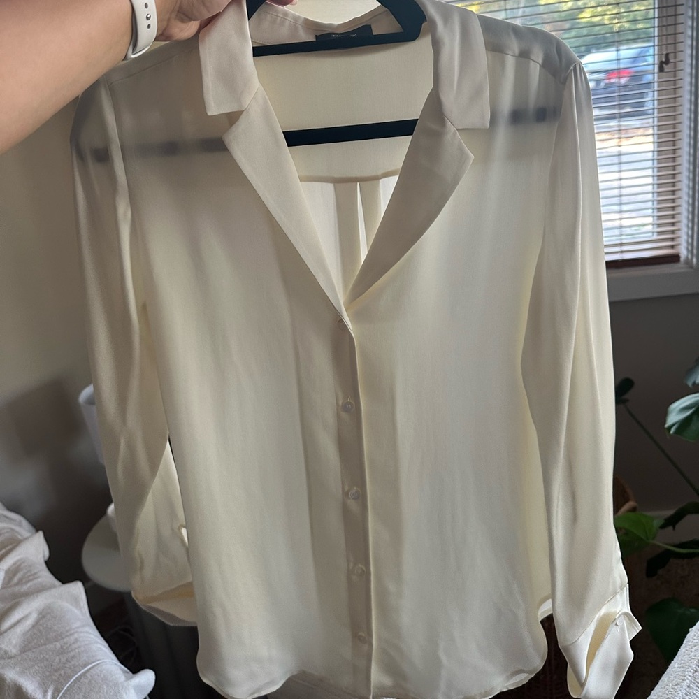 NWOT Theory long sleeve blouse medium